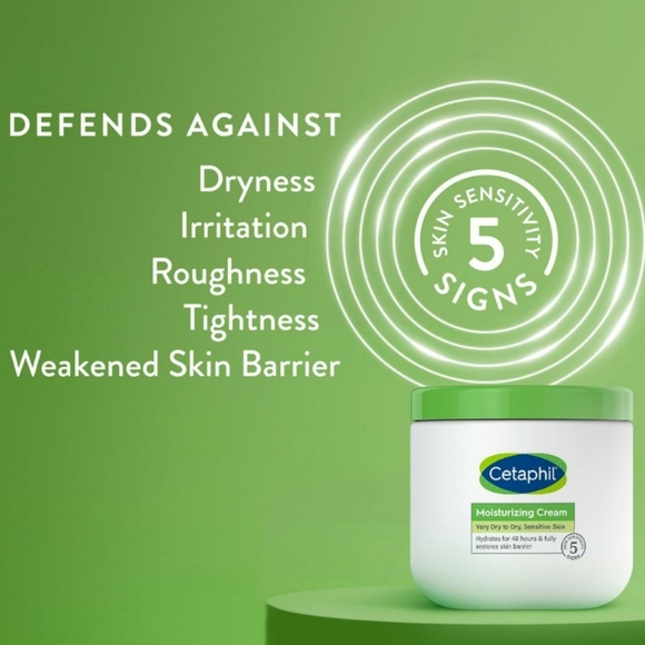 DELUXE CETAPHIL MOISTURIZING CREAM FOR DRY TO VERY DRY SENSITIVE SKIN. - Picture 5 of 14